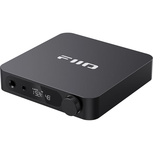 FiiO K11 Desktop DAC & Headphone Amplifier - Black Optical + Coax + USB-C Inputs - 6.3mm + 4.4mm Balanced + RCA Outputs - LCD Display - RGB Logo
