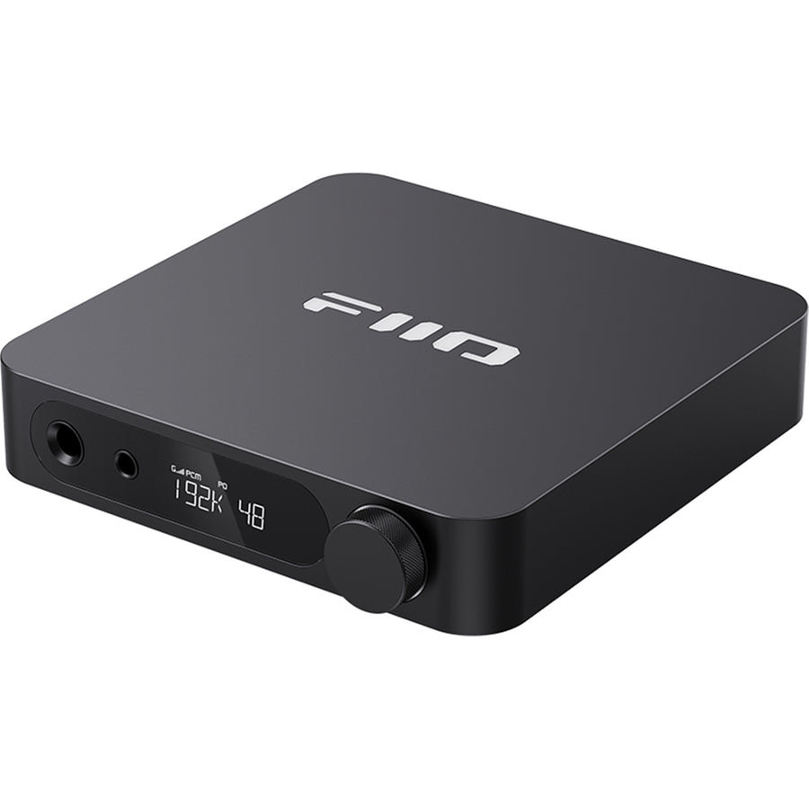 FiiO K11 Desktop DAC & Headphone Amplifier - Black Optical + Coax + USB-C Inputs - 6.3mm + 4.4mm Balanced + RCA Outputs - LCD Display - RGB Logo
