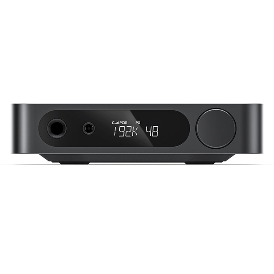 FiiO K11 Desktop DAC & Headphone Amplifier - Black Optical + Coax + USB-C Inputs - 6.3mm + 4.4mm Balanced + RCA Outputs - LCD Display - RGB Logo