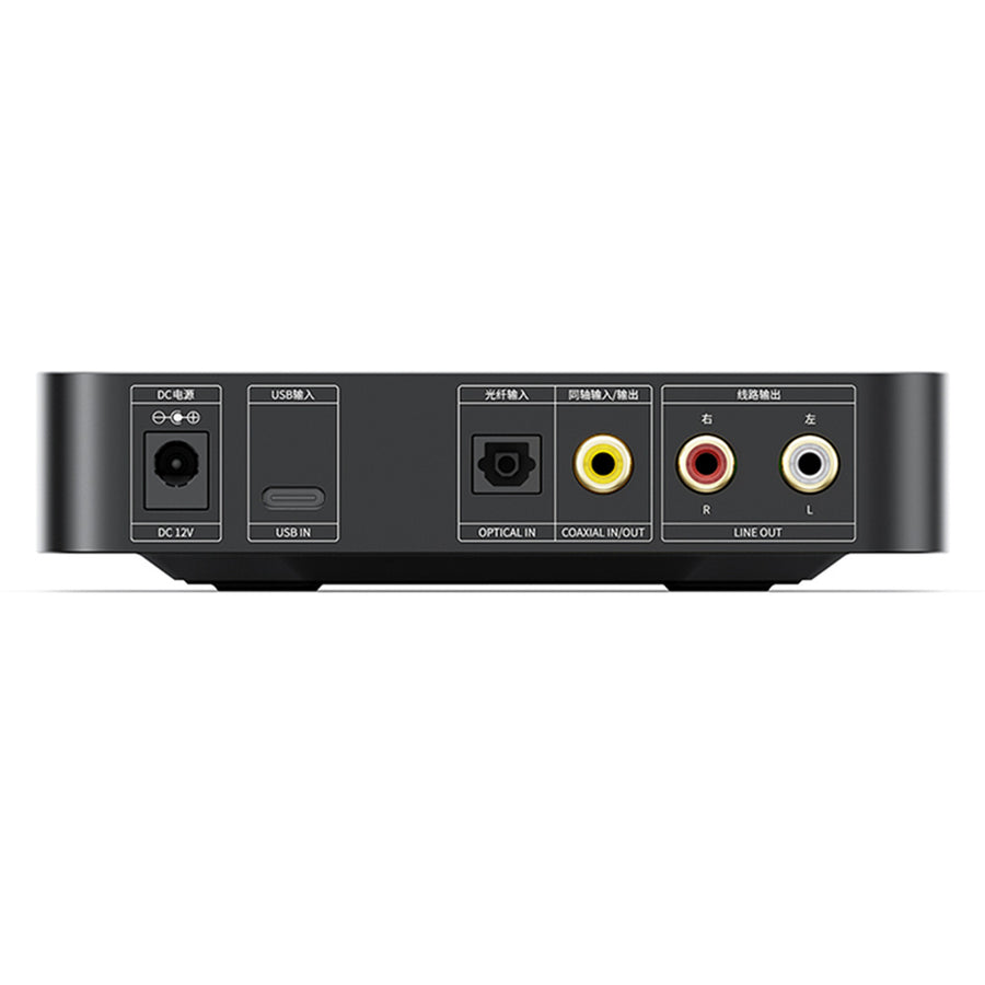 FiiO K11 Desktop DAC & Headphone Amplifier - Black Optical + Coax + USB-C Inputs - 6.3mm + 4.4mm Balanced + RCA Outputs - LCD Display - RGB Logo