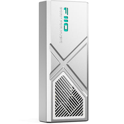 FiiO KA13 Portable + Desktop DAC & Headphone Amplifier - Silver Desktop Mode - Dual CS43131 DACs - Lightning & USB-C Input - 3.5mm + 4.4mm Balanced Outputs - Compatible with Android / iOS / Windows / Mac