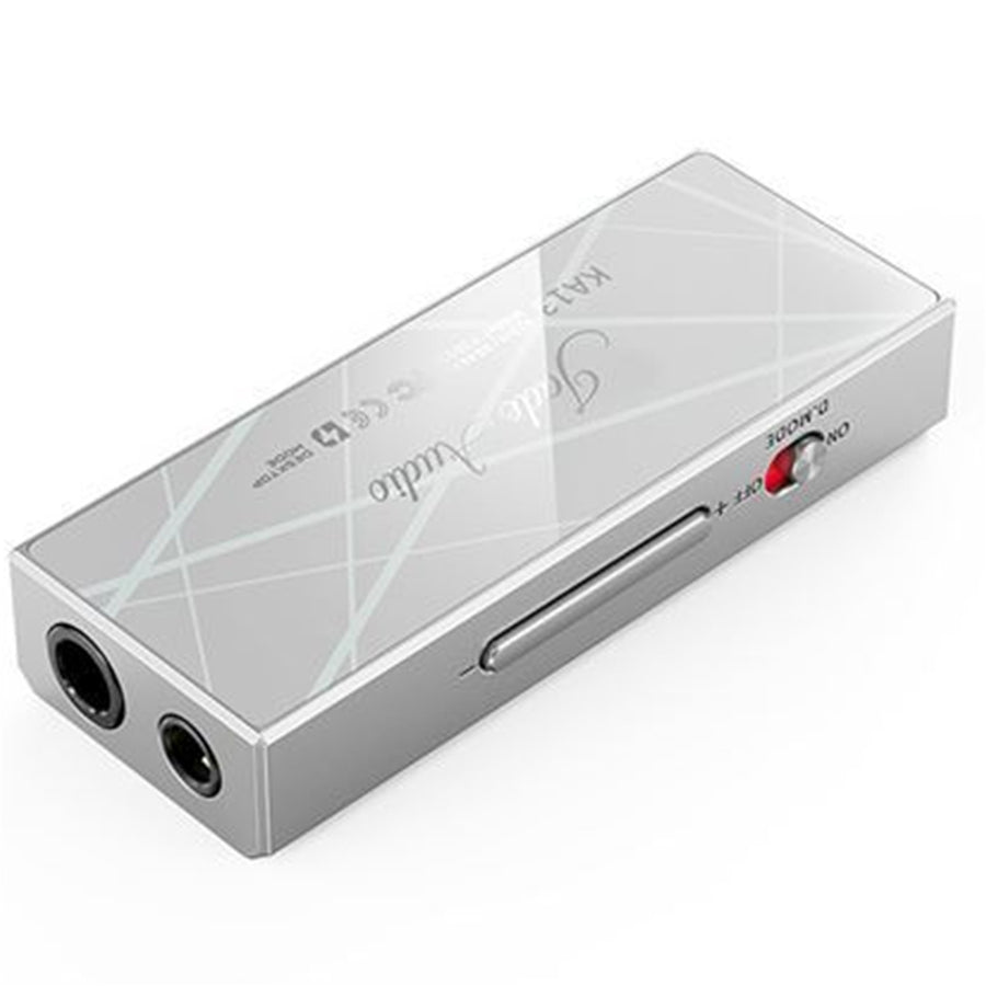 FiiO KA13 Portable + Desktop DAC & Headphone Amplifier - Silver Desktop Mode - Dual CS43131 DACs - Lightning & USB-C Input - 3.5mm + 4.4mm Balanced Outputs - Compatible with Android / iOS / Windows / Mac