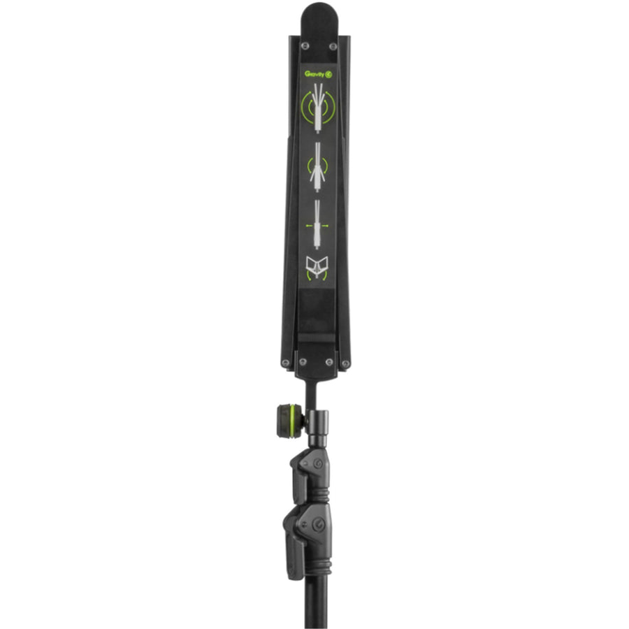 GNS441B - GRAVITY FOLDING MUSIC STAND W CARRY BAG