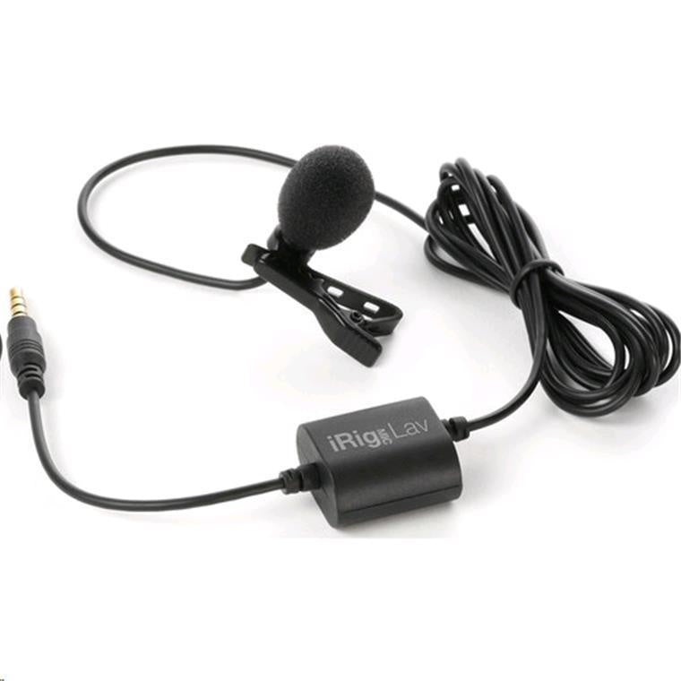 IP-IRIG-MICLAV-IN - IK MULTIMEDIA IRIG MIC LAV MOBILE LAVALIER MICROPHONE FOR SMARTPHONES