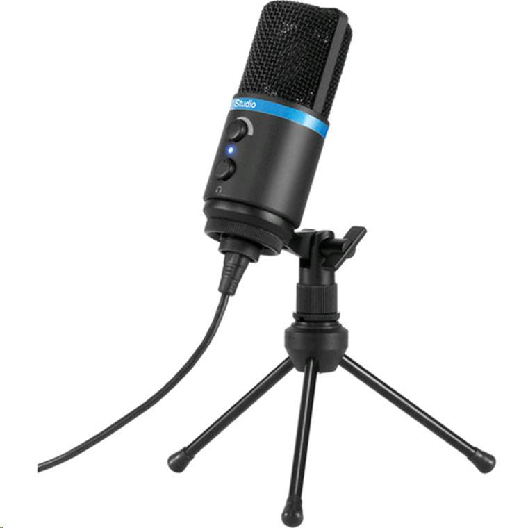 IP-IRIG-MICSTDBLA-IN - IK MULTIMEDIA IRIG MIC STUDIO COMPACT DIGITAL MICROPHONE FOR MAC/PC, IOS AND ANDROID