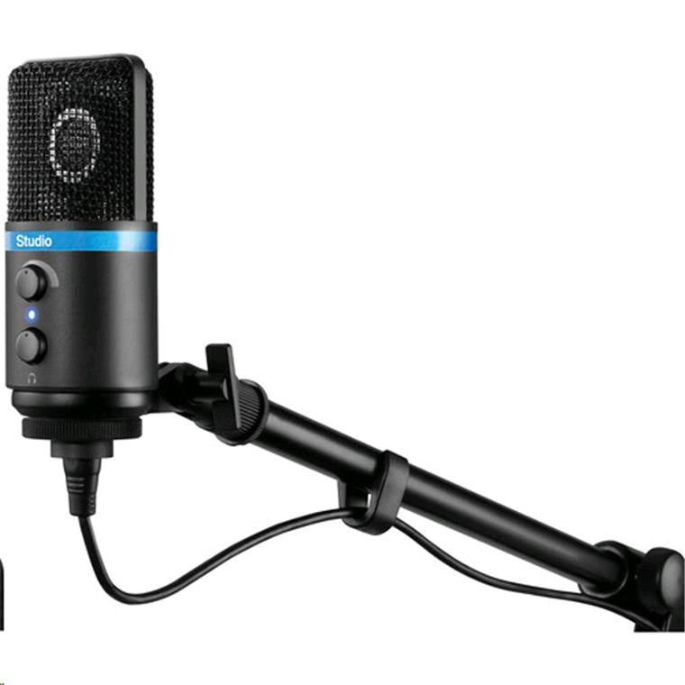 IP-IRIG-MICSTDBLA-IN - IK MULTIMEDIA IRIG MIC STUDIO COMPACT DIGITAL MICROPHONE FOR MAC/PC, IOS AND ANDROID