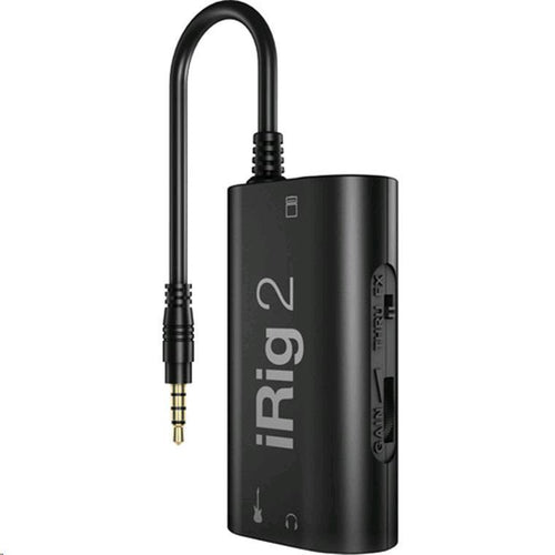 IK MULTIMEDIA IRIG 2 ANALOG GUITAR INTERFACE FOR IOS AND MAC