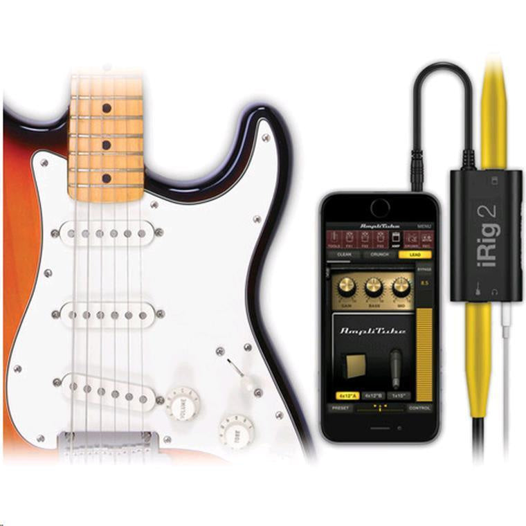 IK MULTIMEDIA IRIG 2 ANALOG GUITAR INTERFACE FOR IOS AND MAC