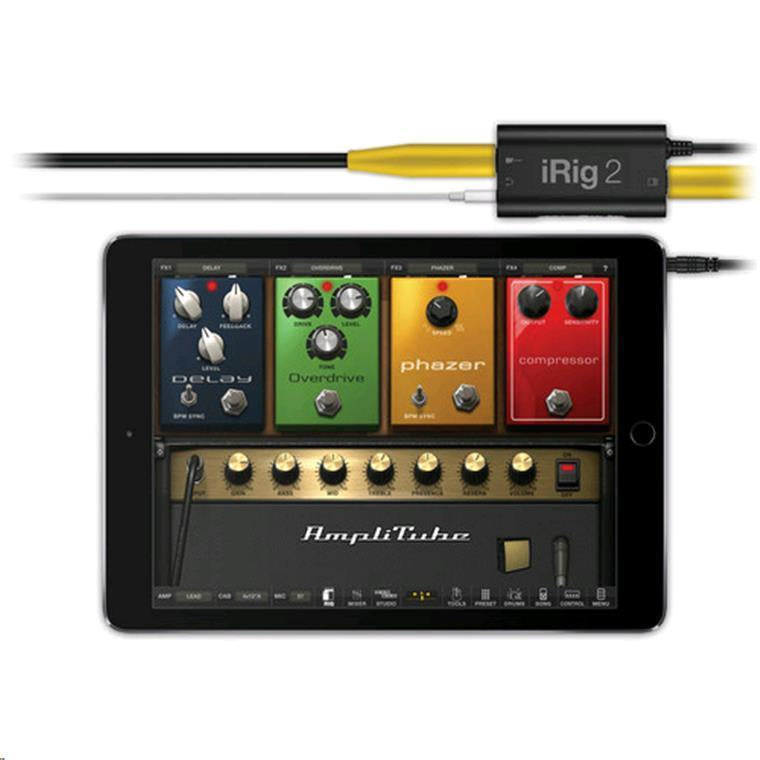 IK MULTIMEDIA IRIG 2 ANALOG GUITAR INTERFACE FOR IOS AND MAC