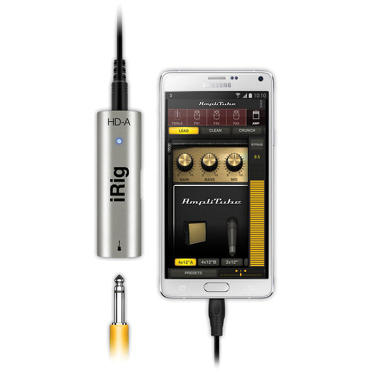 IP-IRIG-HDA-IN - IK MULTIMEDIA IRIG HD-A DIGITAL ANDROID INTERFACE