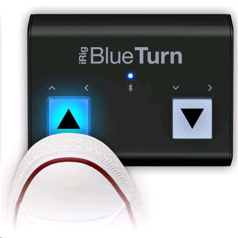 IP-IRIG-BTURN-IN - IK MULTIMEDIA BLUETURN BACKLIT BLUETOOTH PAGE TURNER