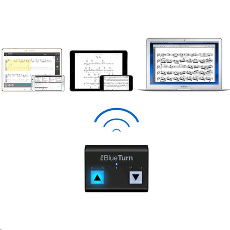 IP-IRIG-BTURN-IN - IK MULTIMEDIA BLUETURN BACKLIT BLUETOOTH PAGE TURNER