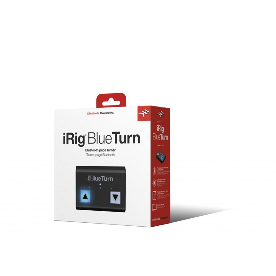 IP-IRIG-BTURN-IN - IK MULTIMEDIA BLUETURN BACKLIT BLUETOOTH PAGE TURNER