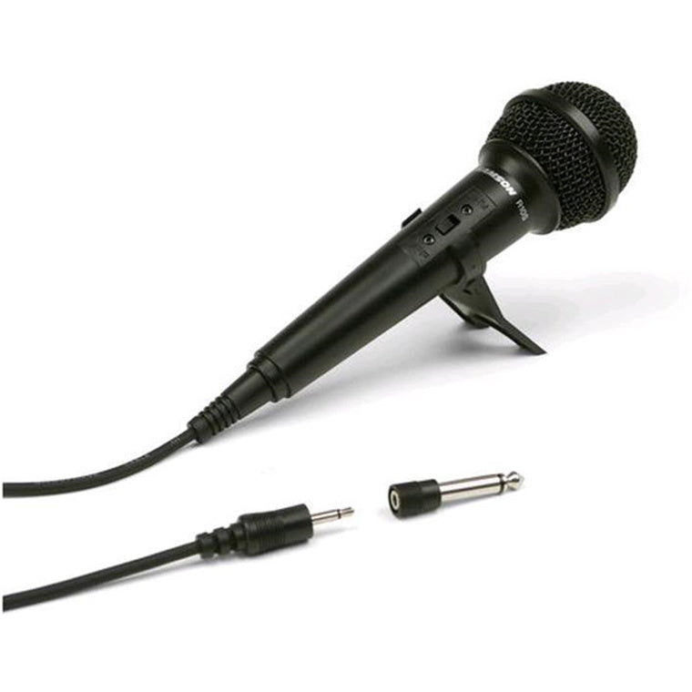 SCR10S - SAMSON R10S DYNAMIC HANDHELD MICROPHONE WITH SWITCH - INCLUDES CABLE AND 3.5MM & 6.3MM JACK