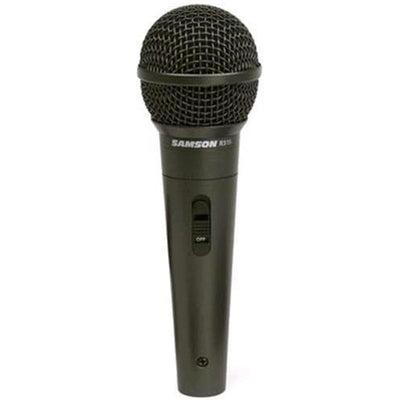 SCR31S - SAMSON R31S DYNAMIC HANDHELD MICROPHONE WITH SWITCH - INCLUDES XLR TO 6.3MM CABLE AND MIC CLIP