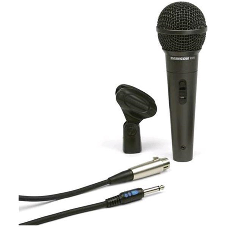 SCR31S - SAMSON R31S DYNAMISCHES HANDMIKROFON MIT SCHALTER – INKL. XLR-AUF-6,3-MM-KABEL UND MIKROFONKLAMMER