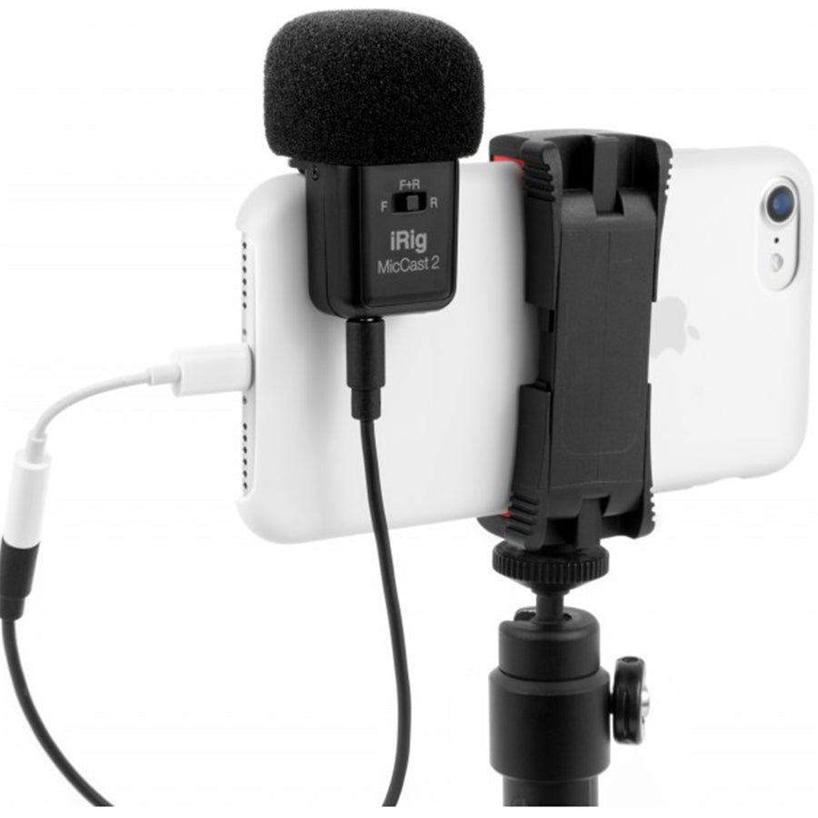 IP-IRIG-CAST2-IN - IK MULTIMEDIA IRIG MIC CAST 2 ULTRA-COMPACT MICROPHONE FOR SMARTPHONES