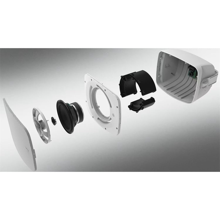KLIPSCH RSM-650-WH - 6.5'' Indoor/Outdoor IPX5 Rate Rated Speakers 80W RMS 320W Peak White Sold as Pair