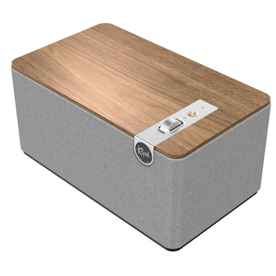 KLIPSCH Three Plus Premium Bluetooth Speaker. 2.1 Stereo System. Walnut Color.