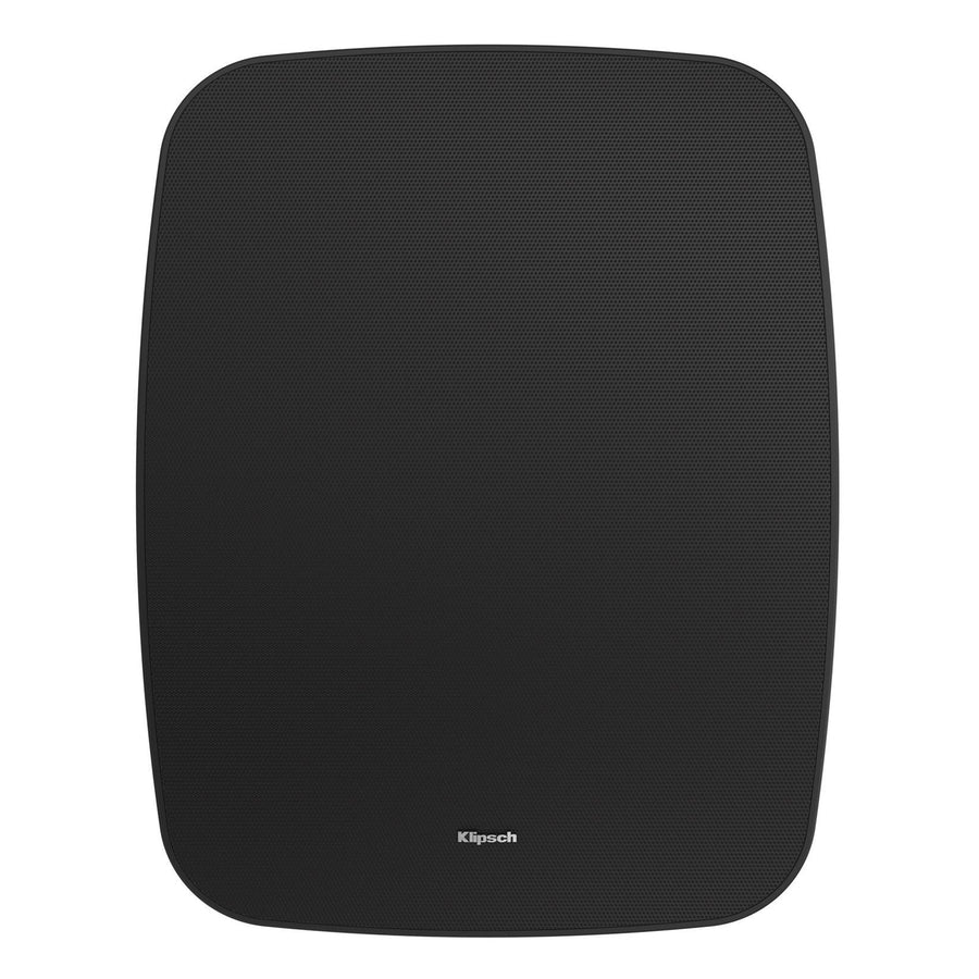 KLIPSCH RSM-800-BK - 8'' Indoor/Outdoor IPX5 Rated Rated Speakers 100W RMS 400W Peak Black Sold as Pair