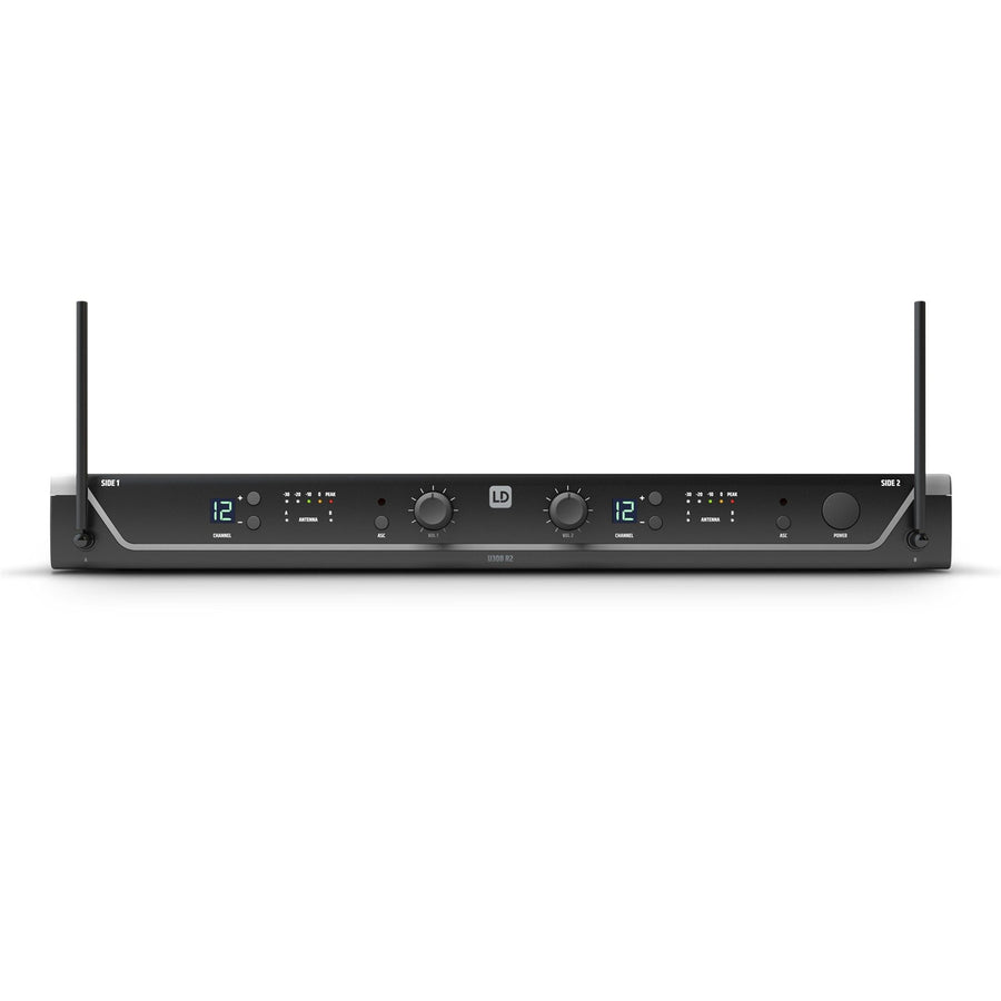 LD SYSTEMS LDU306BPH2INT - LD SYSTEM DUAL WIRELESS MIC SYS 2 X BODY PK & 2 HEAD SETS