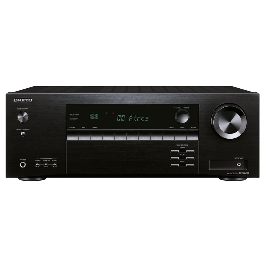ONKYO TXSR494B - 7.2 Channel AV Receiver Amp. 160 Watts per Channel. 2x Subwoofer Preout 5x HDMI