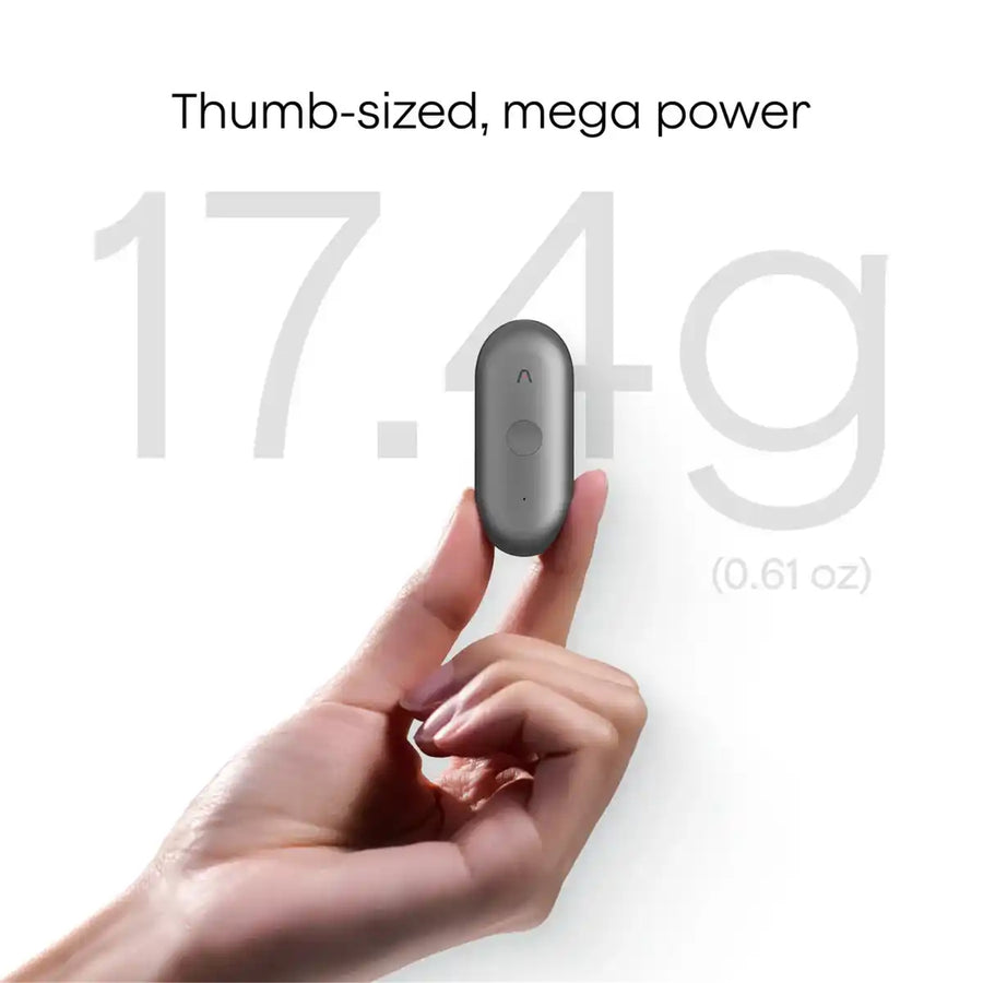 Plaud AI Note Taker NotePin S - Purple The most wearable AI note taker  with lanyard, wristband, magnetic pin & clip