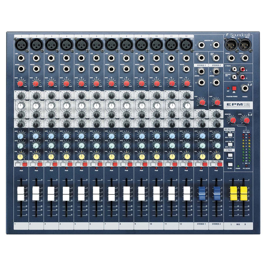 SOUNDCRAFT EPM12 - 12-MONO 2-STEREO MIXER (RW5736)