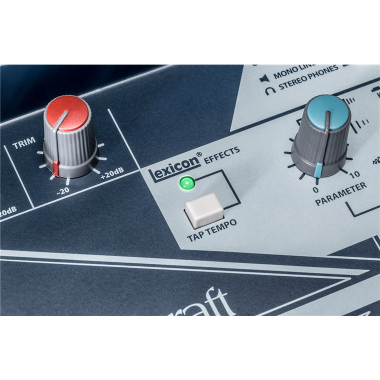 SOUNDCRAFT NOTEPAD12FX - USB MIXER / INTERFACE 4-MONO 4-STEREO FX