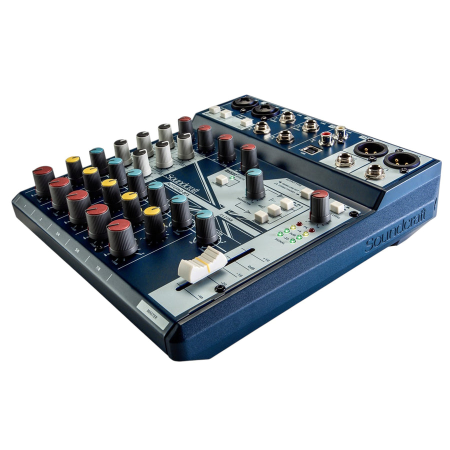 SOUNDCRAFT NOTEPAD8FX - USB MIXER / INTERFACE 2-MONO 3-STEREO FX