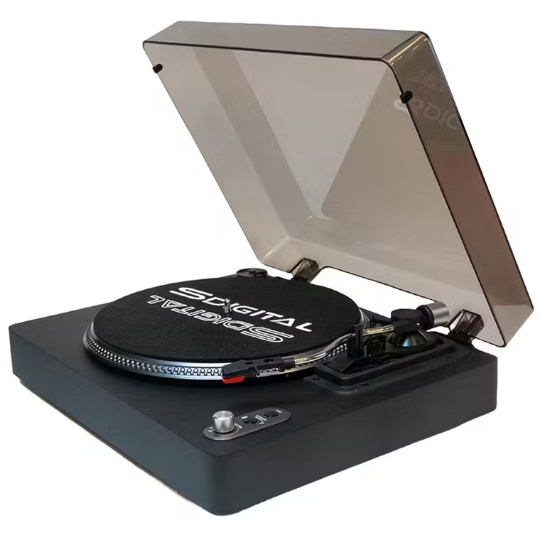 S-DIGITAL TT2251 - SDIGITAL TURNTABLE WITH BT TRANSMITTER AND MP3 ENCODING