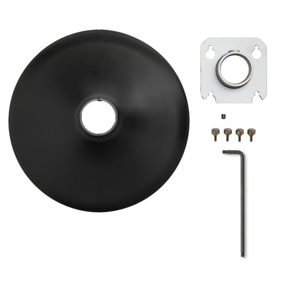 Shure A901B-R-PM-1-5IN POLE MOUNT WITH BLACK COVER FOR MXA901-R