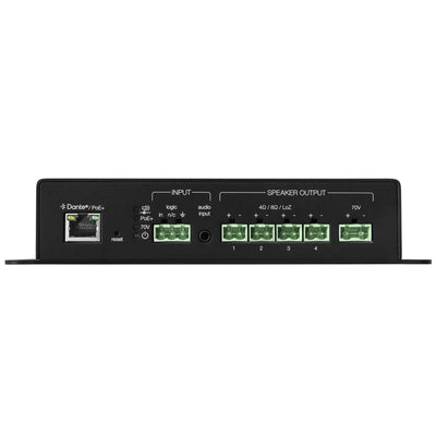 MXN-AMP - SHURE NETWORKED DANTE LOW IMP/70V POE+ AMP