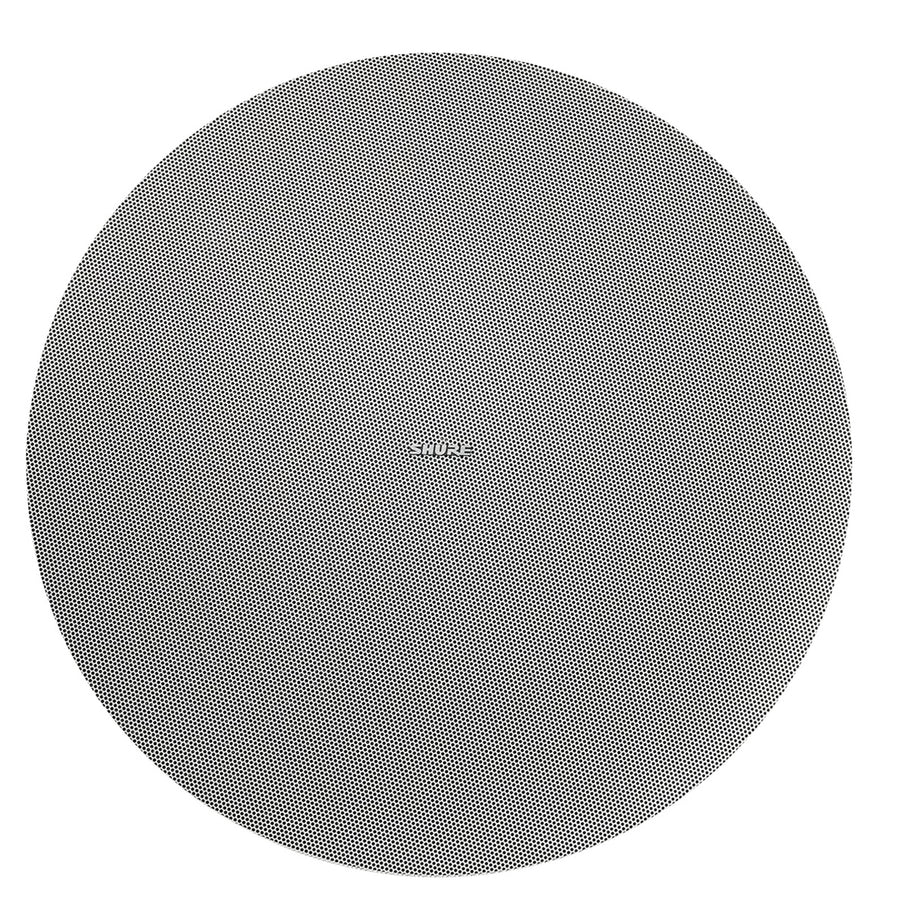 MXP-5W - SHURE LOUDSPEAKER, CEILING, 8OHM/TRAFO, WHITE