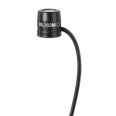 Shure WL183MB-O-TQG OMNI LAPEL MICROPHONE BLK TQG