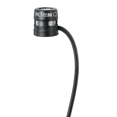 Shure WL185MB-C-TQG CARDIOID LAPEL MICROPHONE BLK TQG