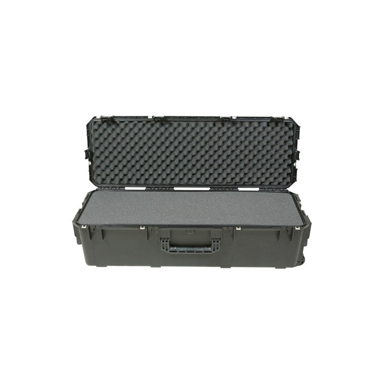 3I-4213-12BL - SKB 42" X 13" X 12" WATERPROOF INJECTION MOULDED HARDCASE WITH WHEELS & LAYERED FOAM