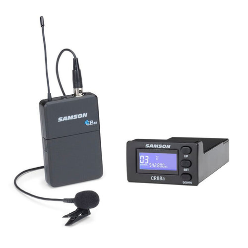 ESWMC88BLM8-DBAND - ADDITIONAL LAPEL WIRELESS MICROPHONE SYSTEM FOR SAMSON XP312W PORTABLE PA