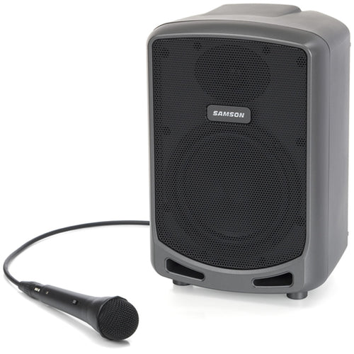 SAMSON ESAXPEXPPE Expedition Express Plus Rechargeable Portable PA Speaker with Bluetooth includes handheld microphone