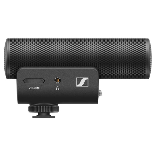 Sennheiser Pro MKE 400 Directional on-camera shotgun microphone - Built-in wind protection & shock absorption - 3-step sensitivity switch + switchable low-cut filter - 3.5mm coiled cables - Compatible with DSLR & mirrorless cameras + mobile