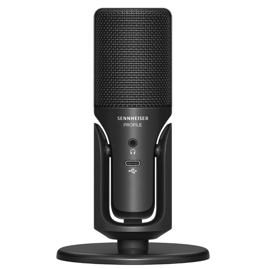 Sennheiser Pro Profile USB Microphone - USB-C powered (MacOS/iPadOS/Windows/Android), cardioid condenser capsule, integrated features for enhanced Podcasting & Streaming - 2 Year Warranty
