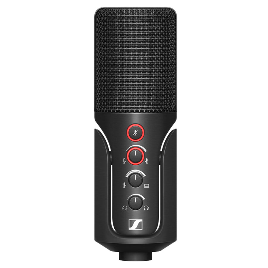 Sennheiser Pro Profile Streaming Set - USB-C microphone with cardioid condenser capsule, integrated features, & boom arm for enhanced Podcasting & Streaming applications - 2 Year Warranty