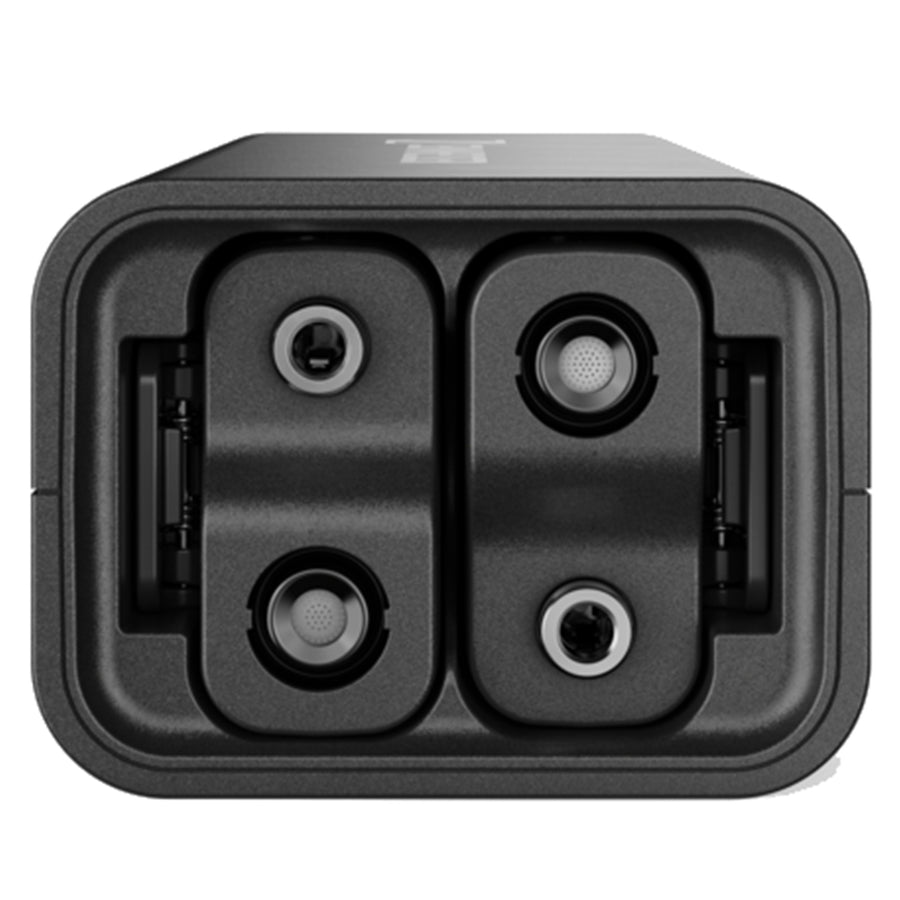 Sennheiser Pro Profile Wireless 2-Channel All-in-One Clip-On & Handheld Microphone System - 2-channel 2.4GHz receiver + 2x Clip-On Microphones with 16GB storage + Ultra-portable charging bar doubles as a handheld interview mic - Superior Se