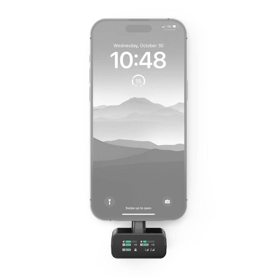 Sennheiser Pro Profile Wireless 1-Channel All-in-One Clip-On & Handheld Microphone System - 2-channel 2.4GHz receiver + Clip-On Microphone Transmitter - Backup Recording Mode with 16GB storage - 32bit Float recording - Superior Sennheiser s