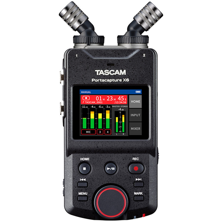 PORTACAPTUREX6 - TASCAM PORTACAPTURE X6 MULTI TRACK HANDHELD RECORDER