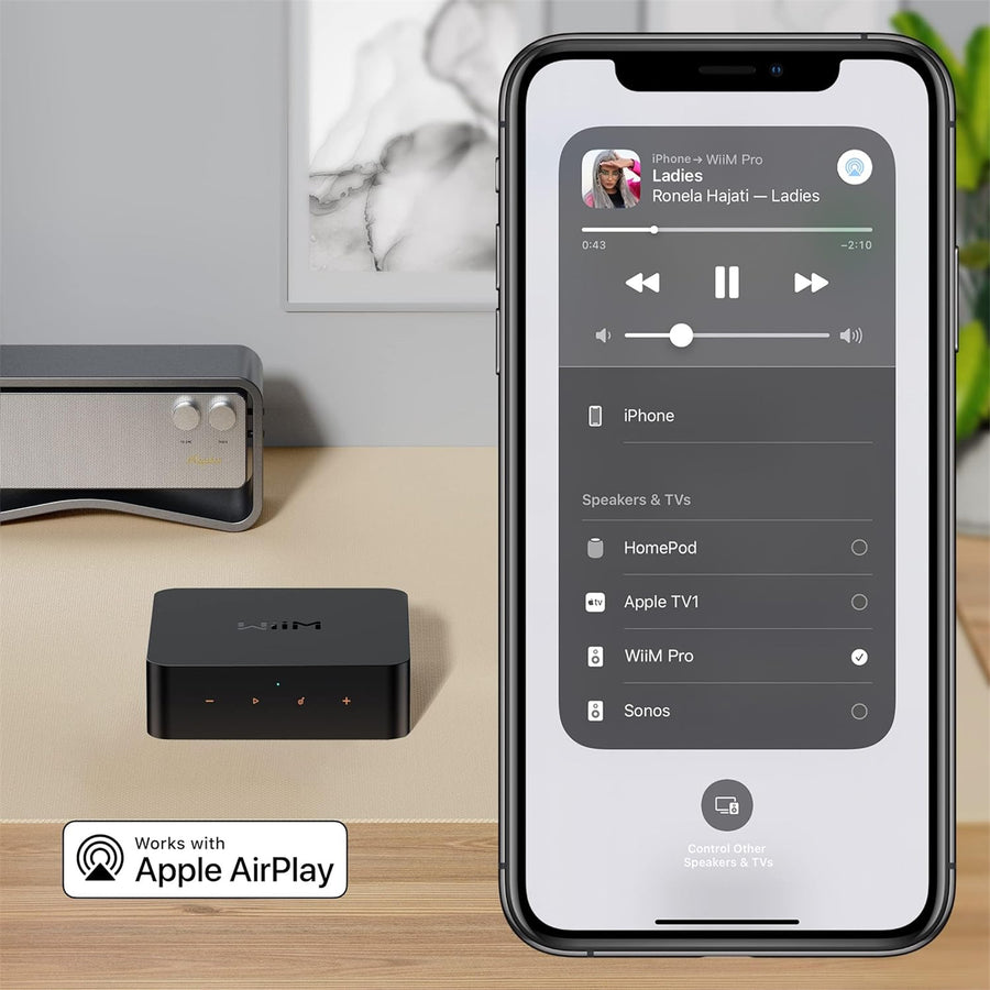 WiiM Pro   Wireless WiFi + Bluetooth Audio Streamer