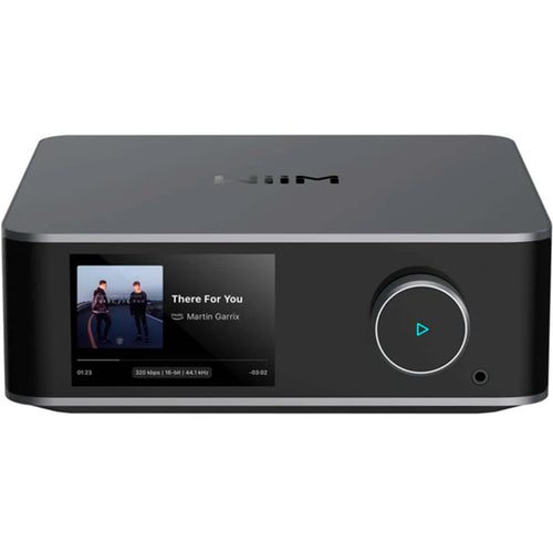WiiM Ultra   Wireless WiFi + Bluetooth Music Streaming Preamp with 3.5" Touchscreen - Grey