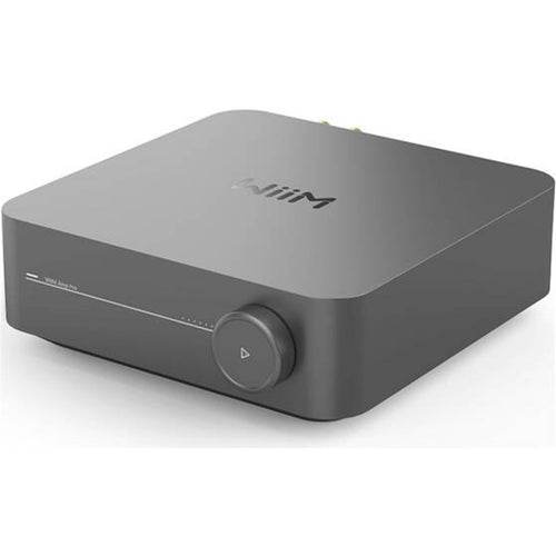 WiiM Amp Pro  120W 2.1 Channel Multiroom Streaming Amplifier with premium ESS SABRE DAC - Space Grey