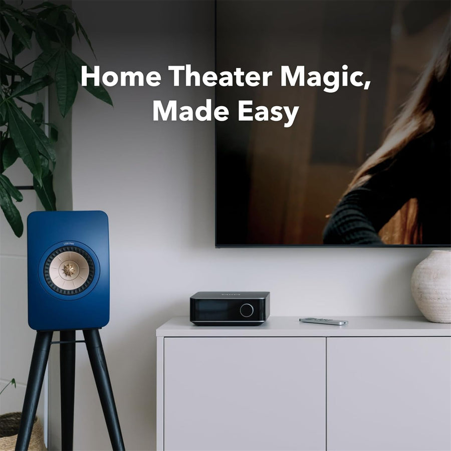 WiiM Amp Ultra  200W 2.1 Channel Multiroom Streaming Amplifier with premium ESS SABRE DAC - Space Grey