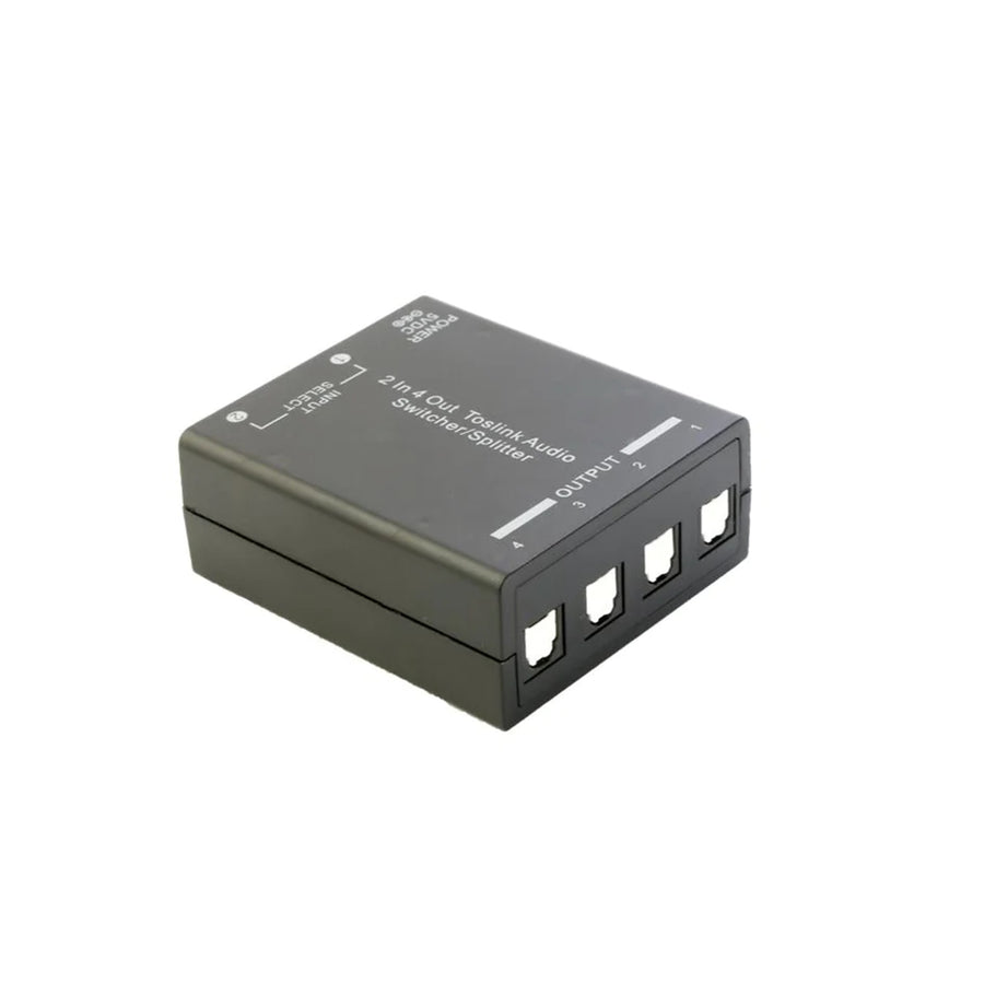 ARC-1359A - ARCO-2 Toslink Audio Umschalter/Splitter mit 4 Eingängen und 2 Ausgängen